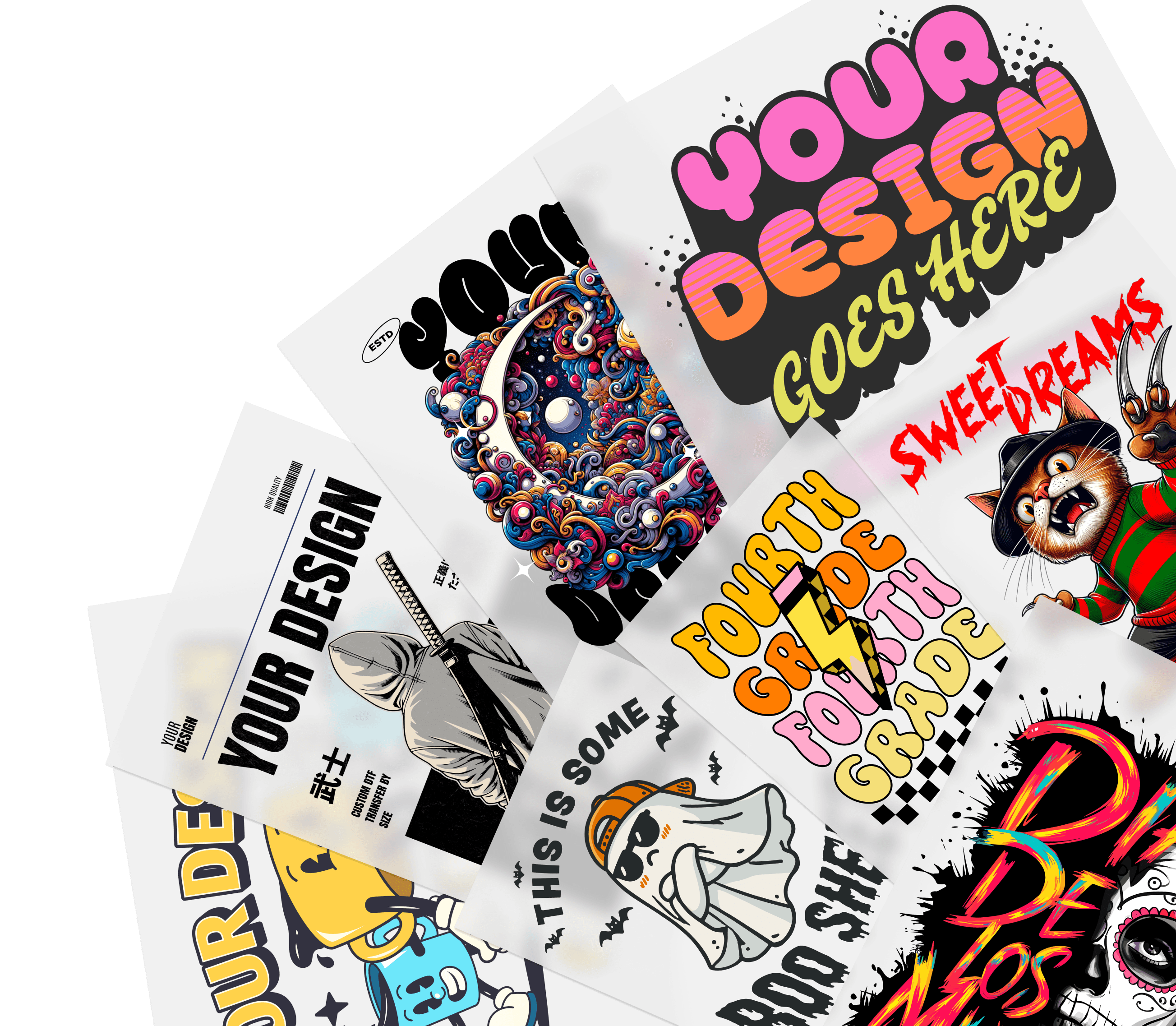 DTF Transfers by Size